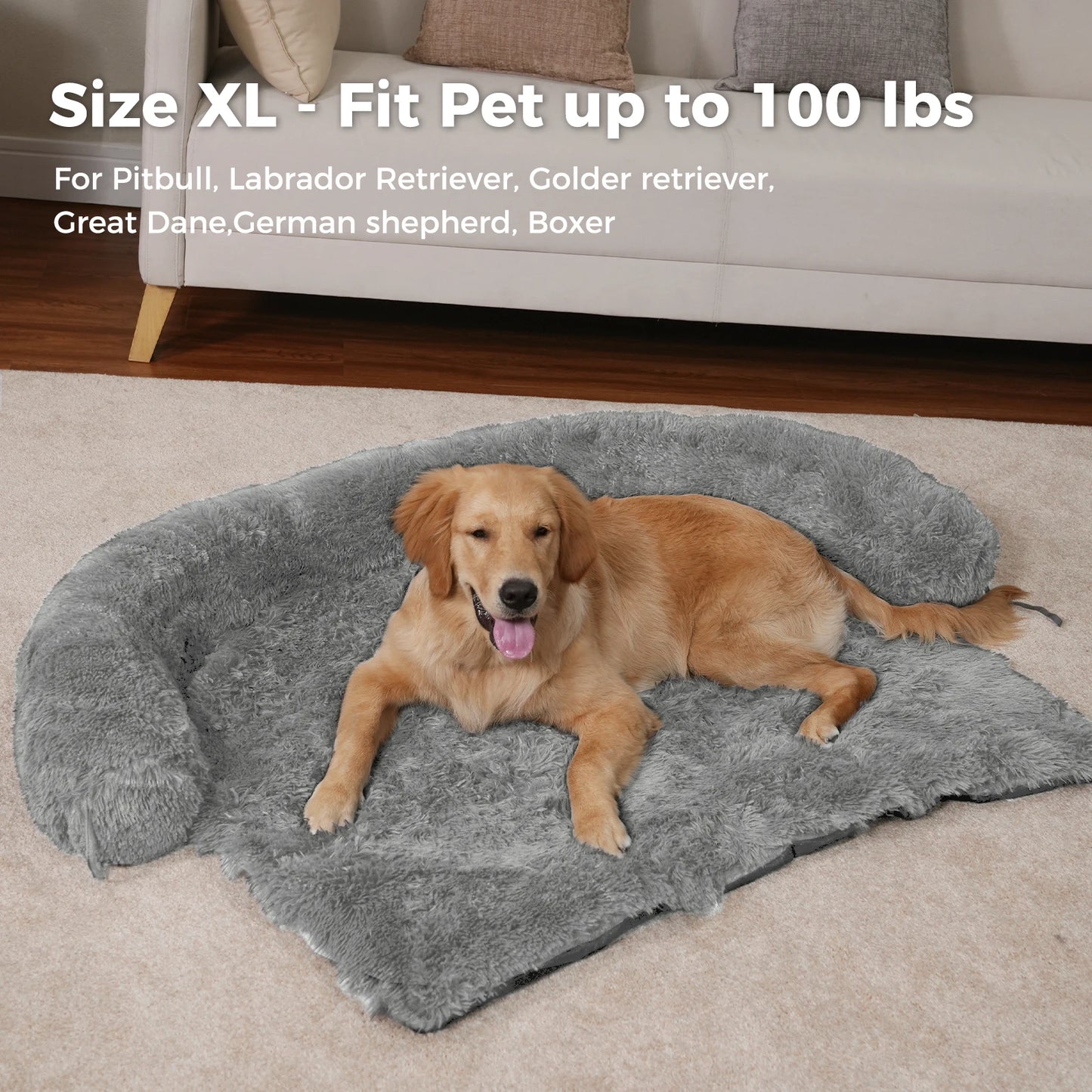 Dog Bed Large Sized Dog Fluffy Dog Bed