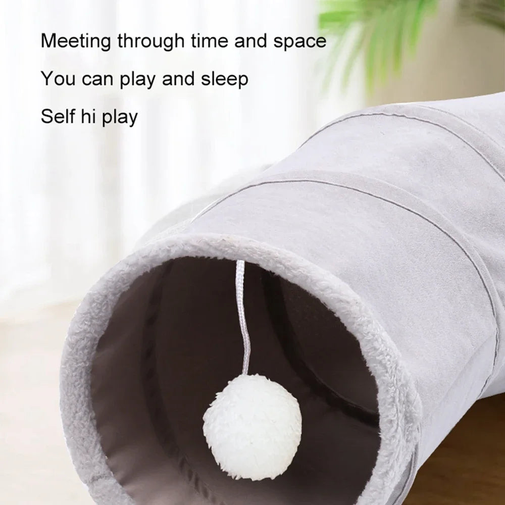 Cat Tunnels for Indoor Cats Collapsible Cat Toys