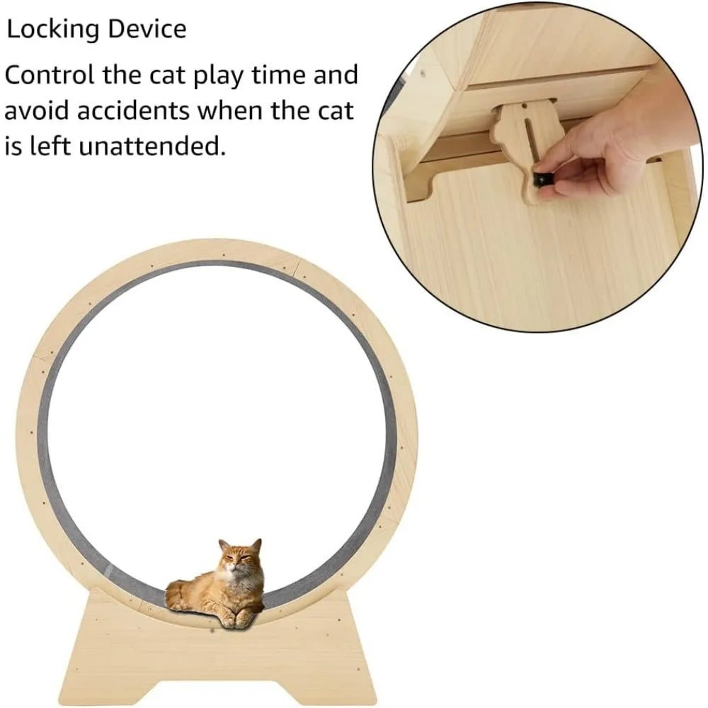 Indoor Pet 47” Large Cat Wheel Exercise