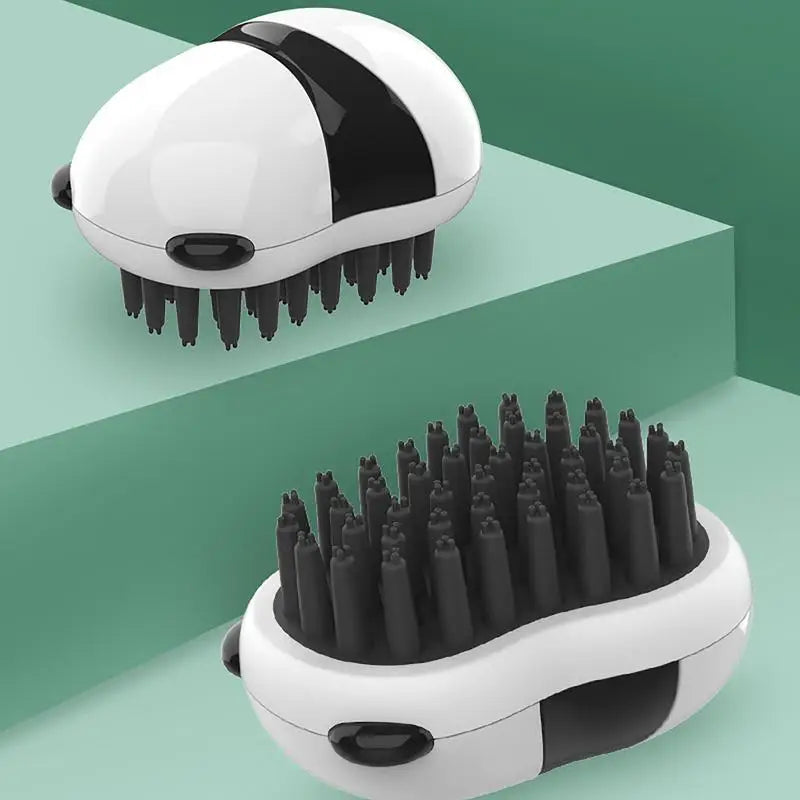 Dog Bath Brush Panda Shaped Pet Shower Grooming