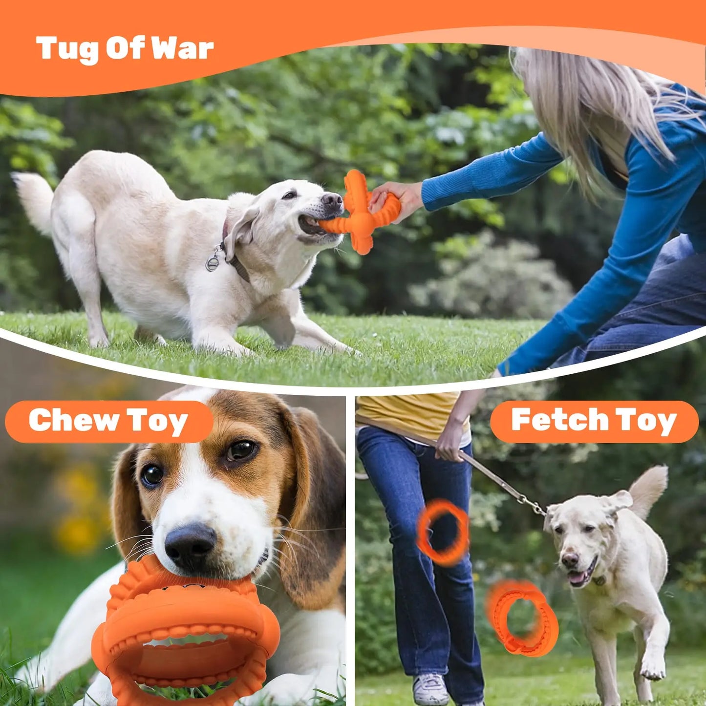 Detachable Dog Tug of War Toy