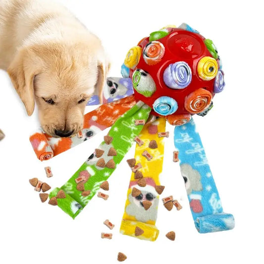 Snuffle Ball for Dogs Colorful