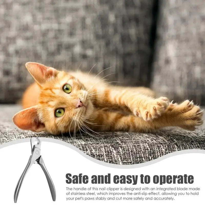 Professional Pet Nail Clipper Stainless Steel Scissors