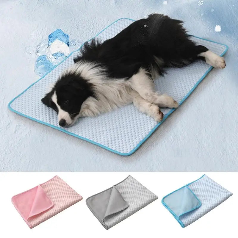 Cooling Pet Mat Travel Dog Bed Breathable