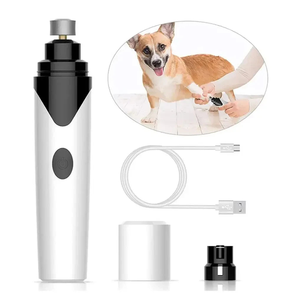 Pet Dog Nail Grinder Professional Electric Rechargeable Trimmer