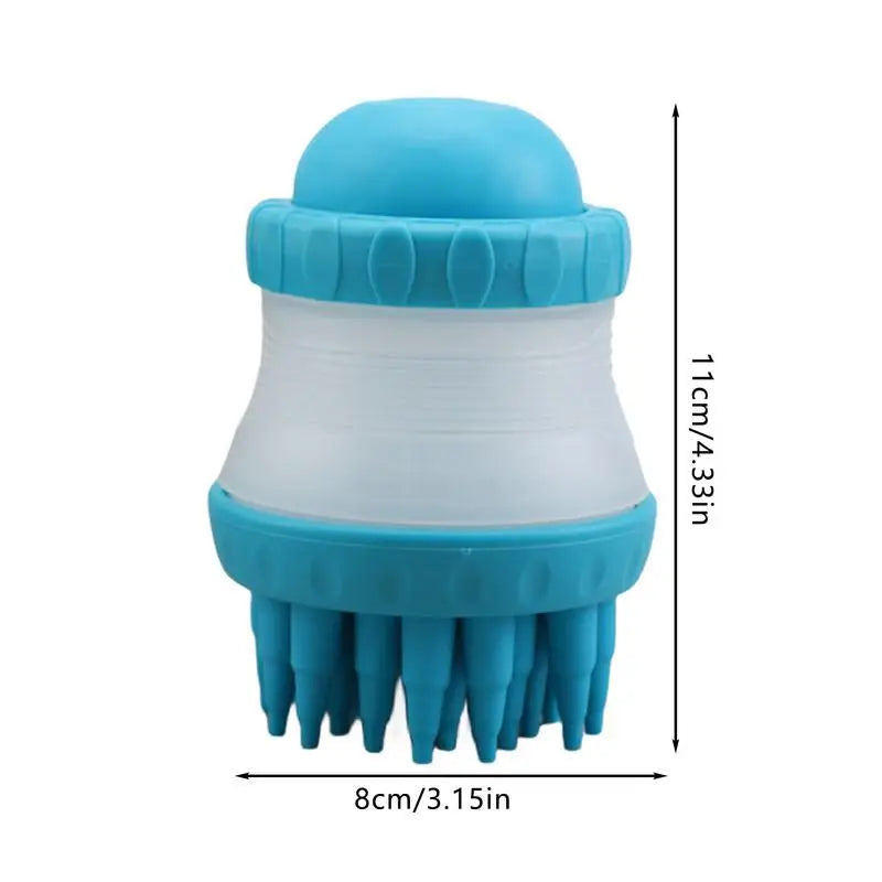 Dog Shower Brush Soothing Massage Rubber Comb