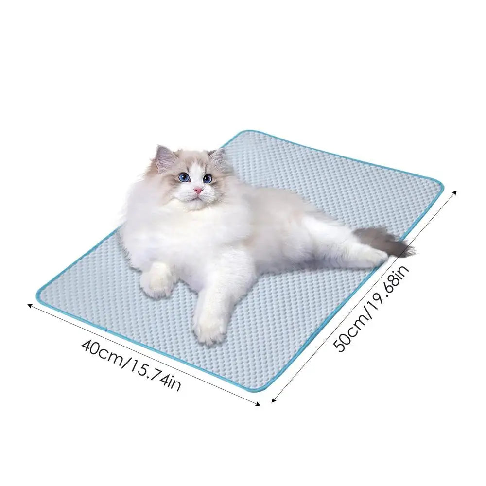 Cooling Pet Mat Travel Dog Bed Breathable