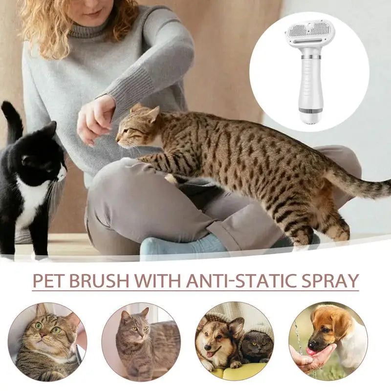 Pet Steam Brush For Dog Multifunctional Cat Steamer