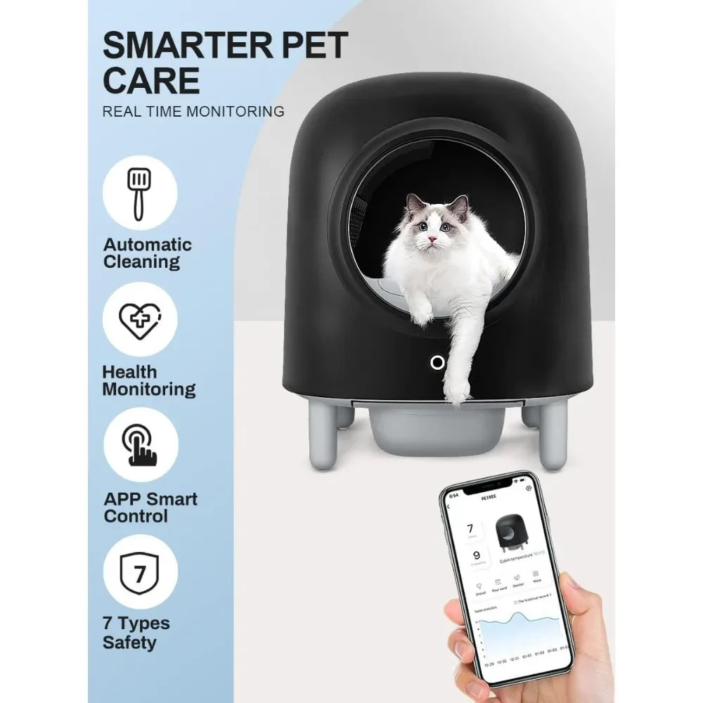 Self-Cleaning Cat Litter Box