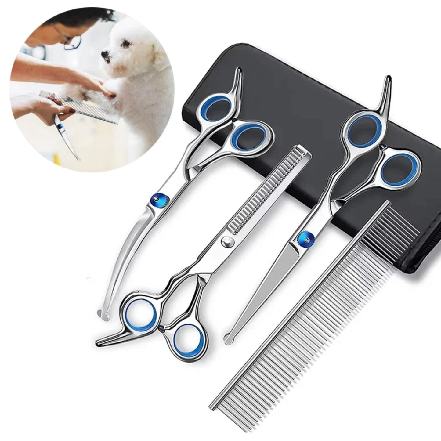 New Safety Pet Grooming Scissors Round  Professional