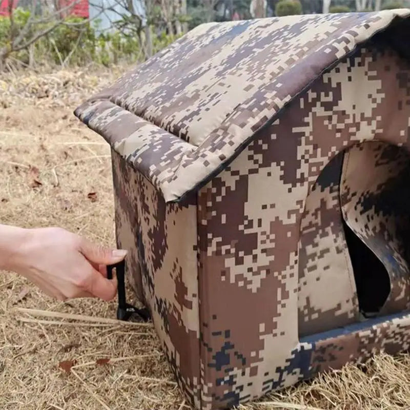 Outdoor Feral Cat House Weatherproof Warm Shelter For Winter