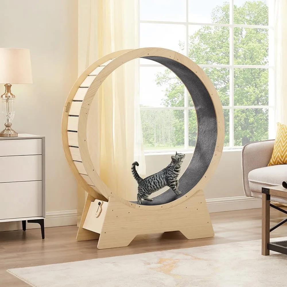 Indoor Pet 47” Large Cat Wheel Exercise