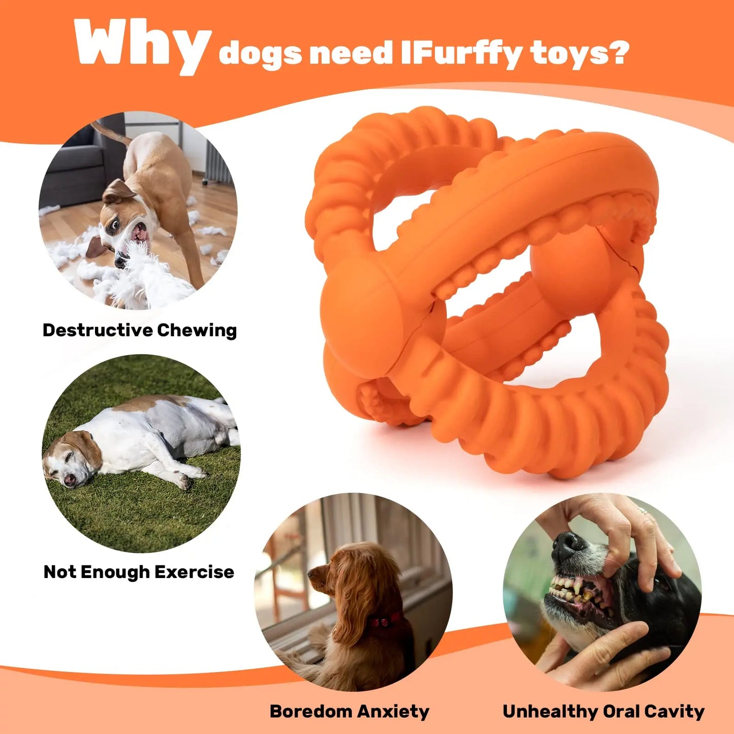 Detachable Dog Tug of War Toy