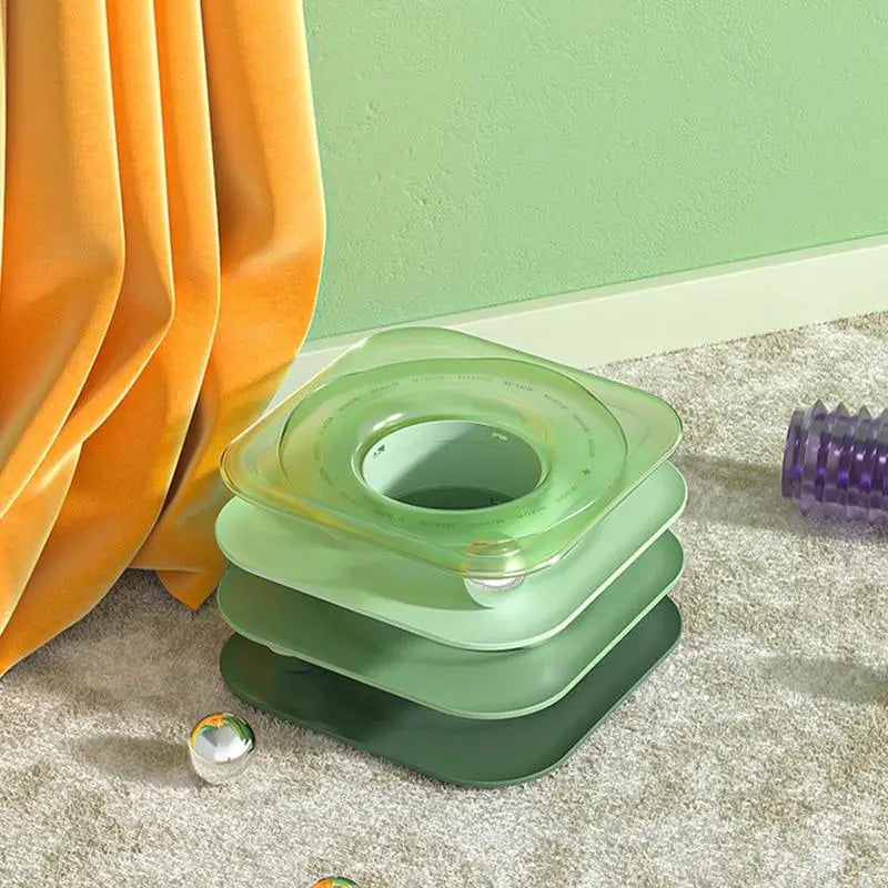 Spinning Cat Toys For Indoor Cats 3-level Square