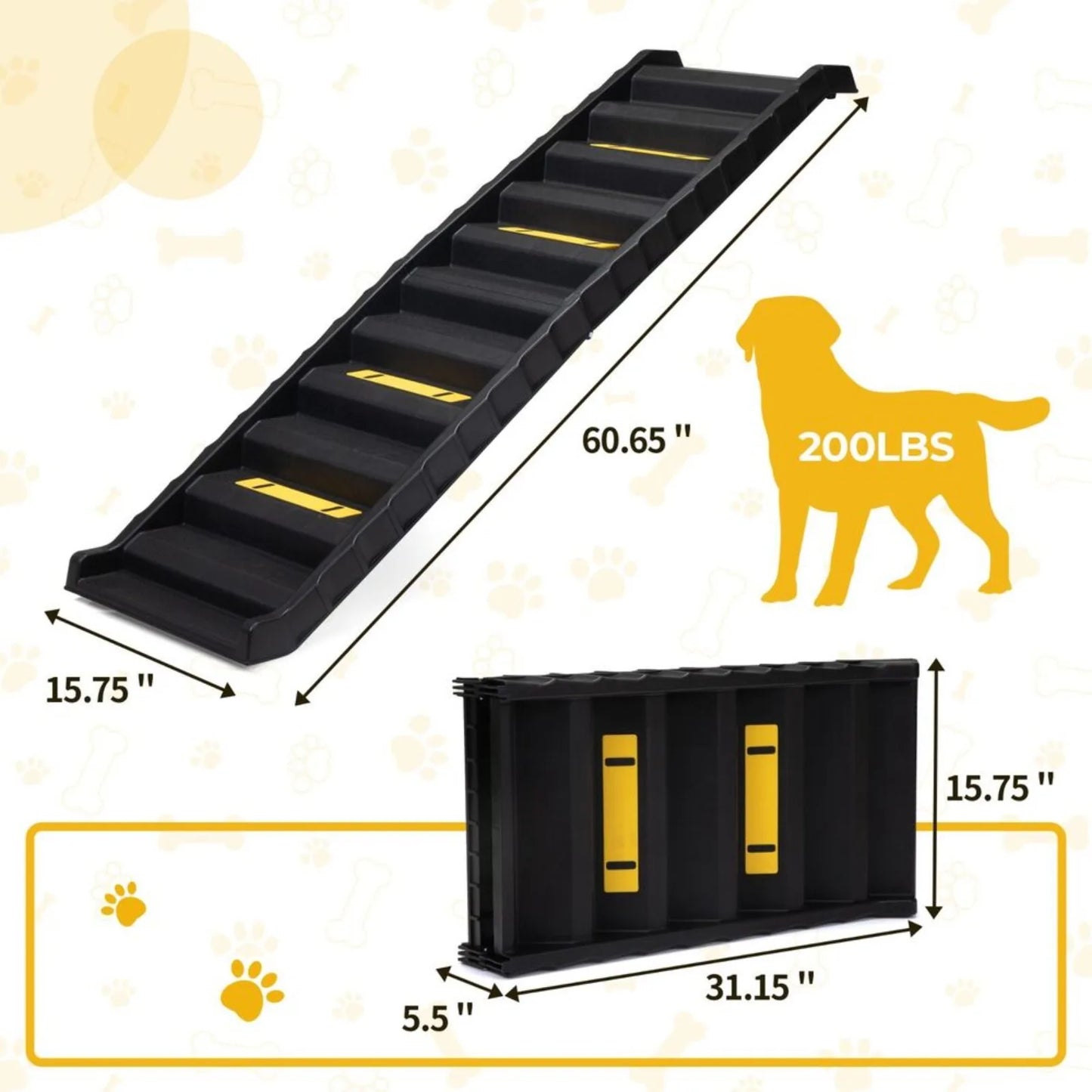 US Portable Folding Dog Ramp