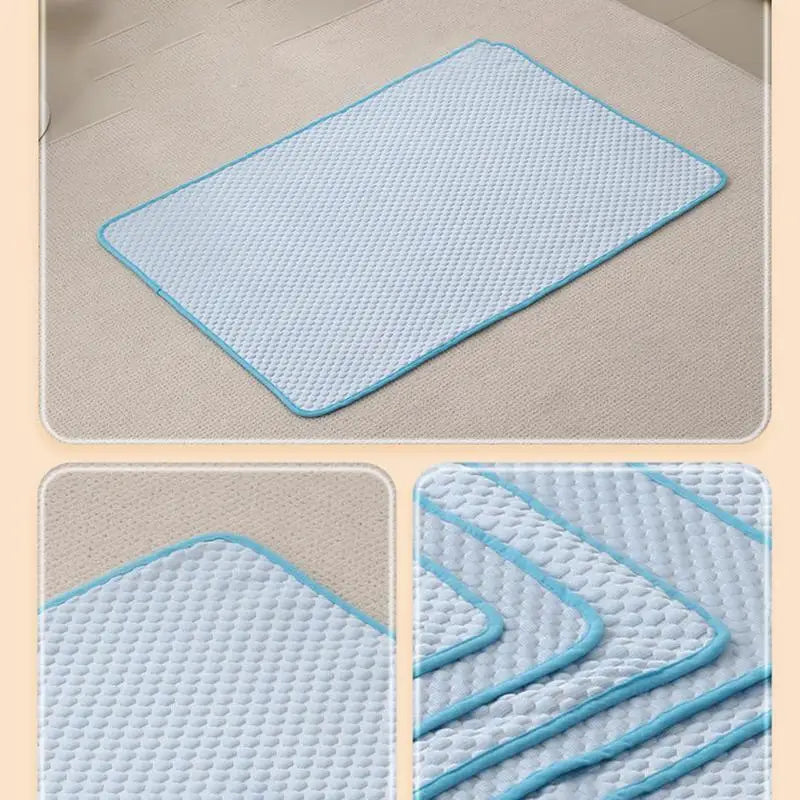 Cooling Pet Mat Travel Dog Bed Breathable