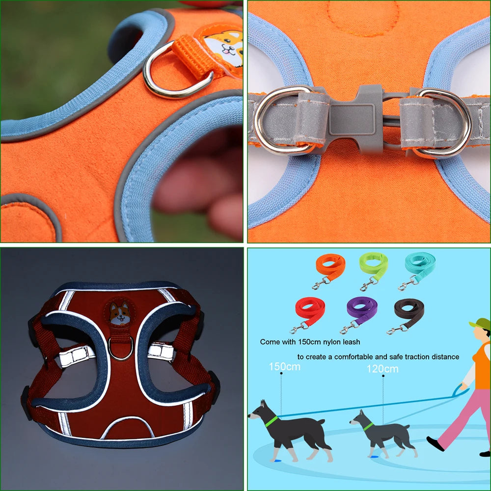 New Stylish, High-Quality, and Adjustable Small Dogs Harness