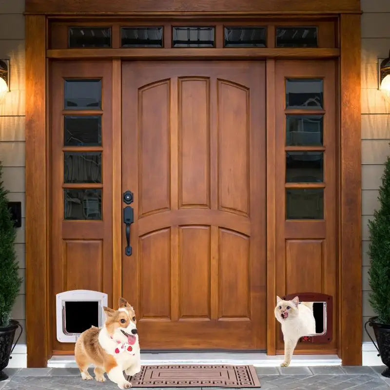 Pet Door 4 Way Locking Large Door Flap