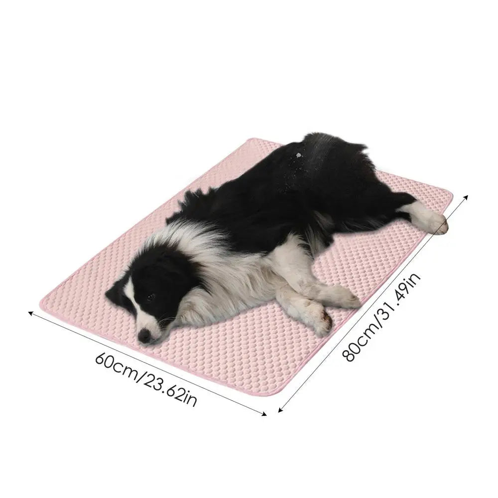 Cooling Pet Mat Travel Dog Bed Breathable