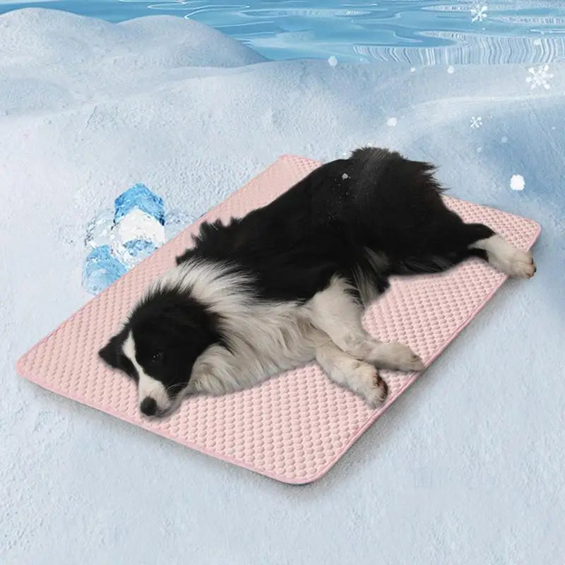 Cooling Pet Mat Travel Dog Bed Breathable