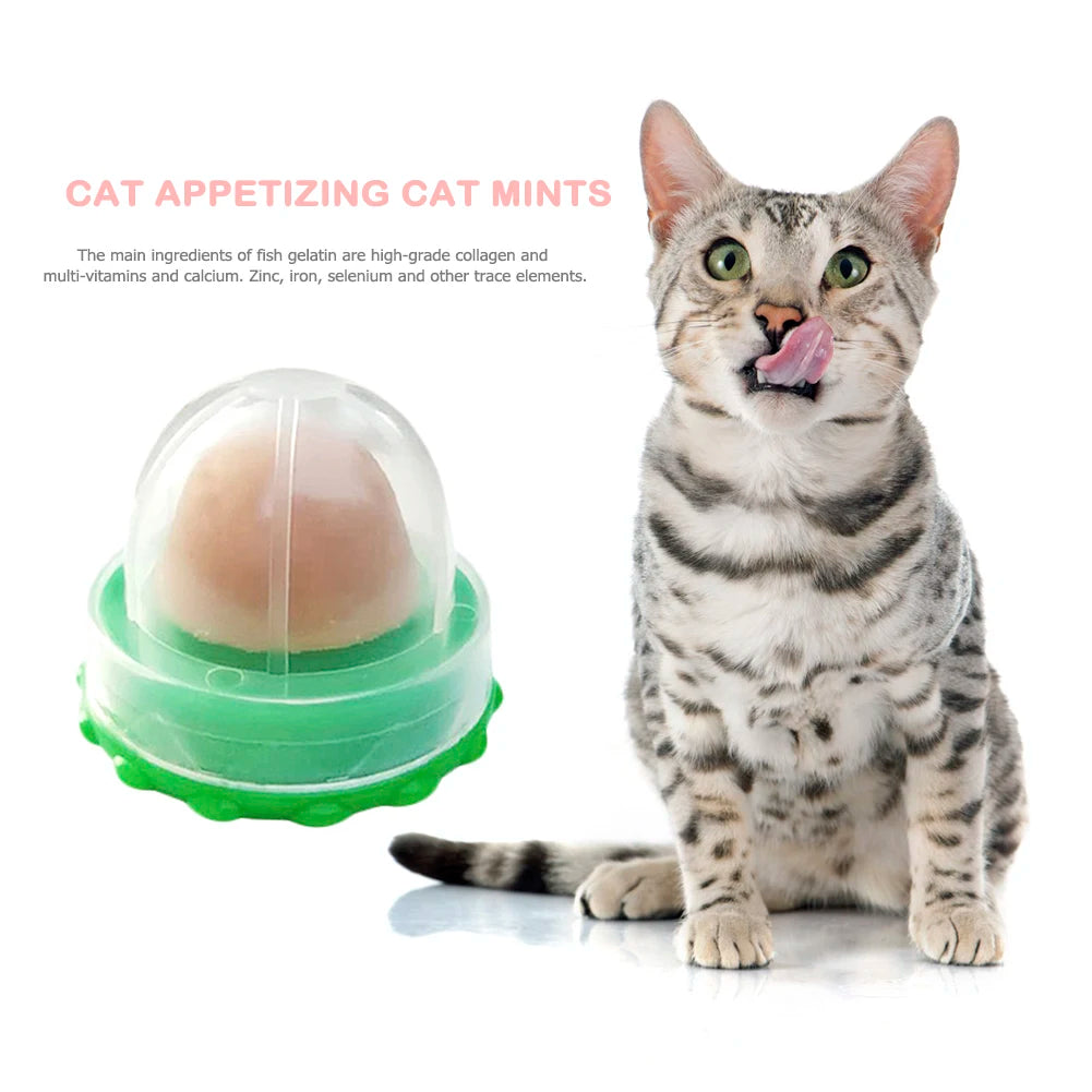 1-50pcs Healthy Cat Snacks Nutrition Catnip Ball